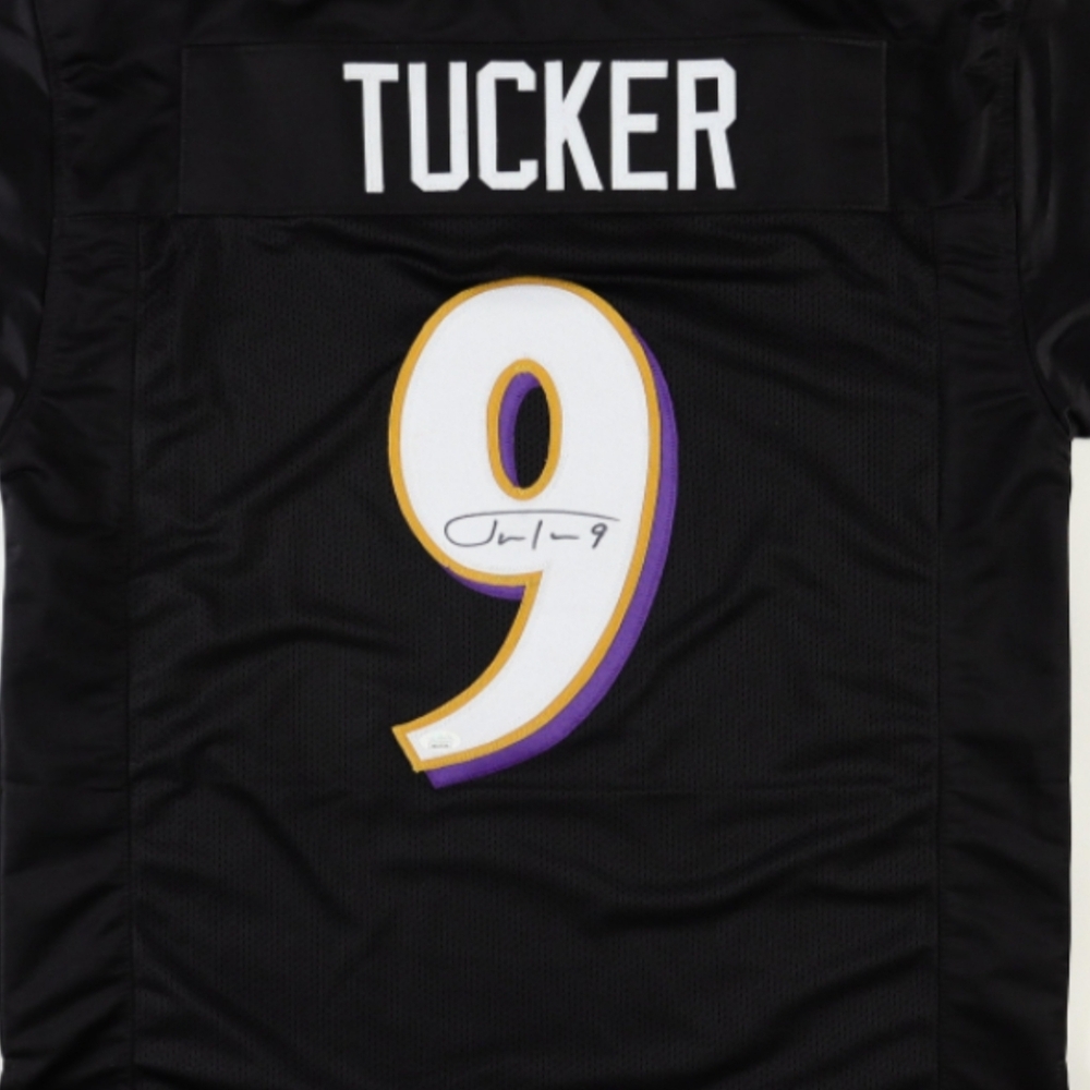 Custom Justin Tucker autographed Jersey Ravens